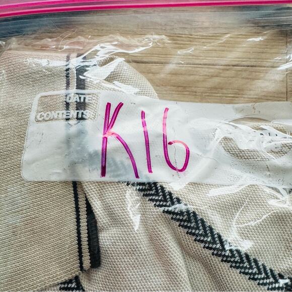 Greg Normal Collection Polo quarter button striped men’s XL - Picture 7 of 7